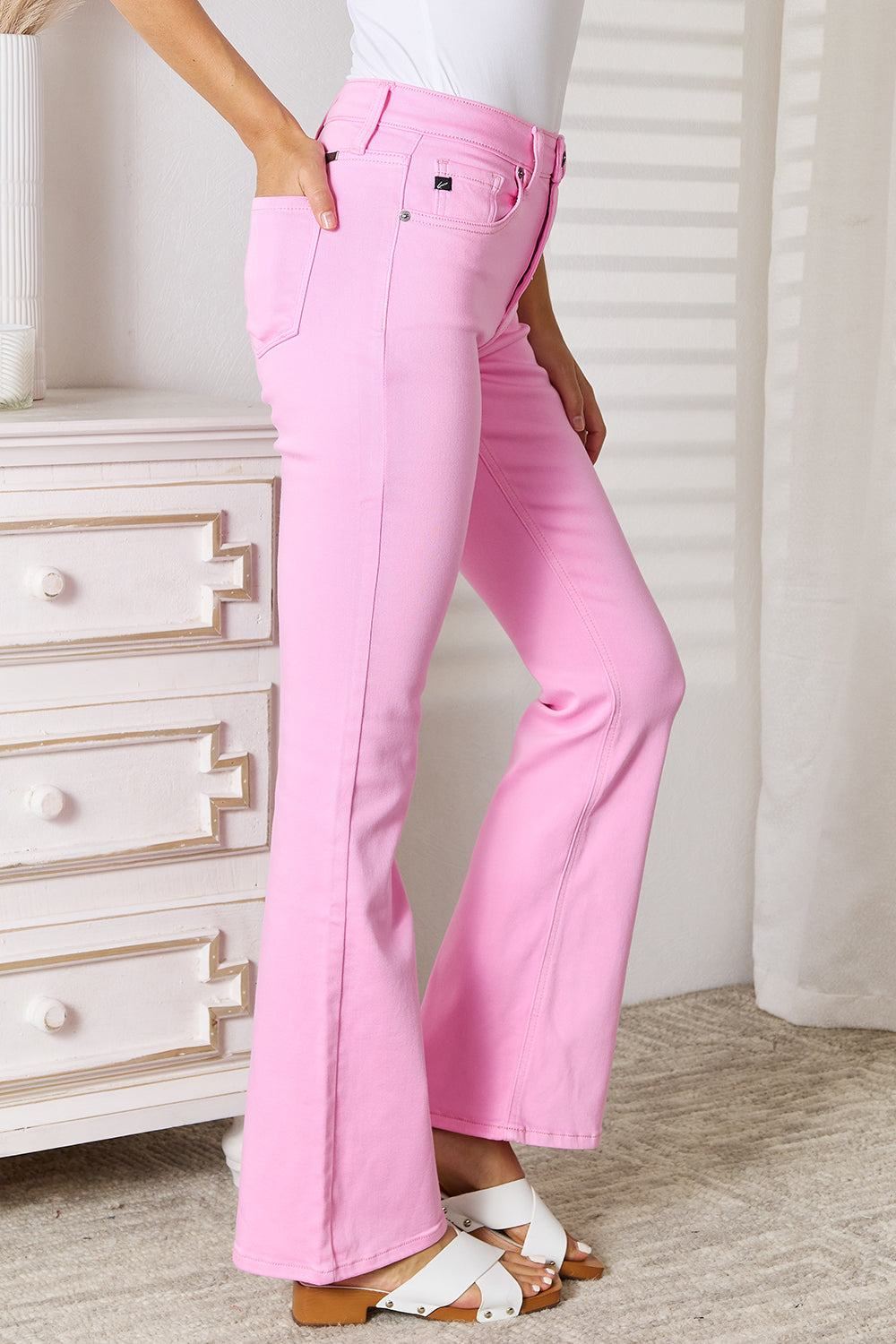Kancan Jeans Bootcut - Pink - Inspired Eye Boutique