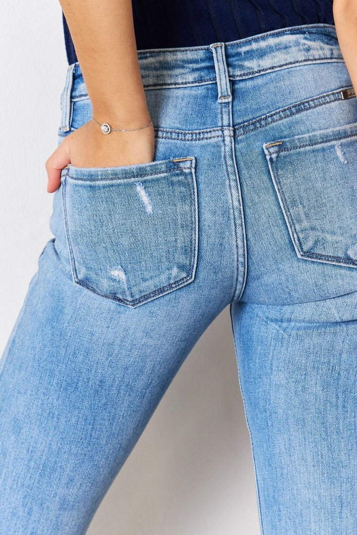 Kancan Mid Rise Flare Jeans - Inspired Eye Boutique