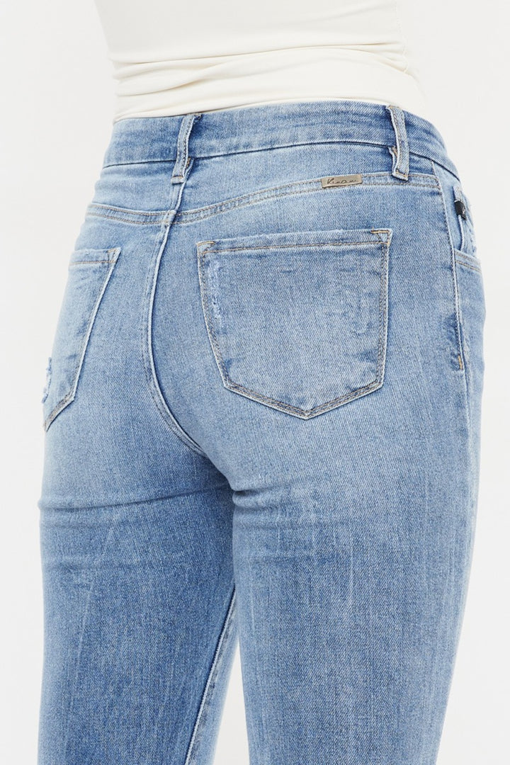 KanCan Mid-Rise V-Waist Skinny Jeans - Inspired Eye Boutique