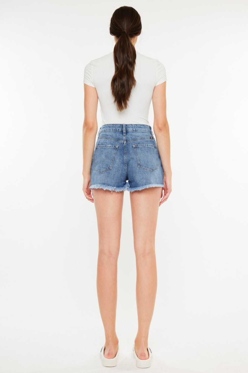 KanCan Mom Shorts - Distressed - Inspired Eye Boutique