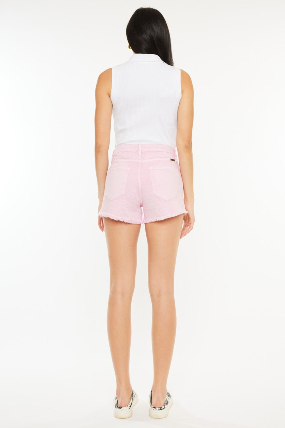 KanCan Mom Shorts - Pink - Inspired Eye Boutique