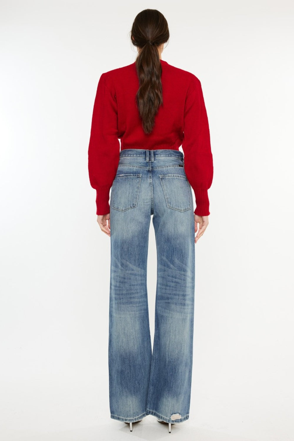 KanCan - Ultra High Rise Wide Leg Flare Jeans - Inspired Eye Boutique