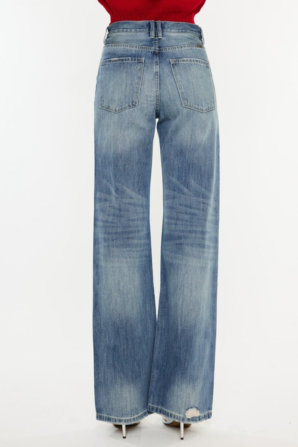 KanCan - Ultra High Rise Wide Leg Flare Jeans - Inspired Eye Boutique