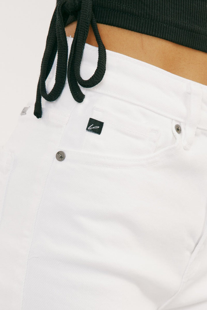 KanCan White Shorts - Distressed Denim - Inspired Eye Boutique