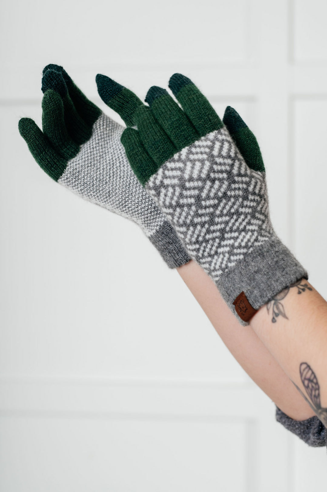 Knit Glove Set of 3 - Red and Green - Inspired Eye Boutique