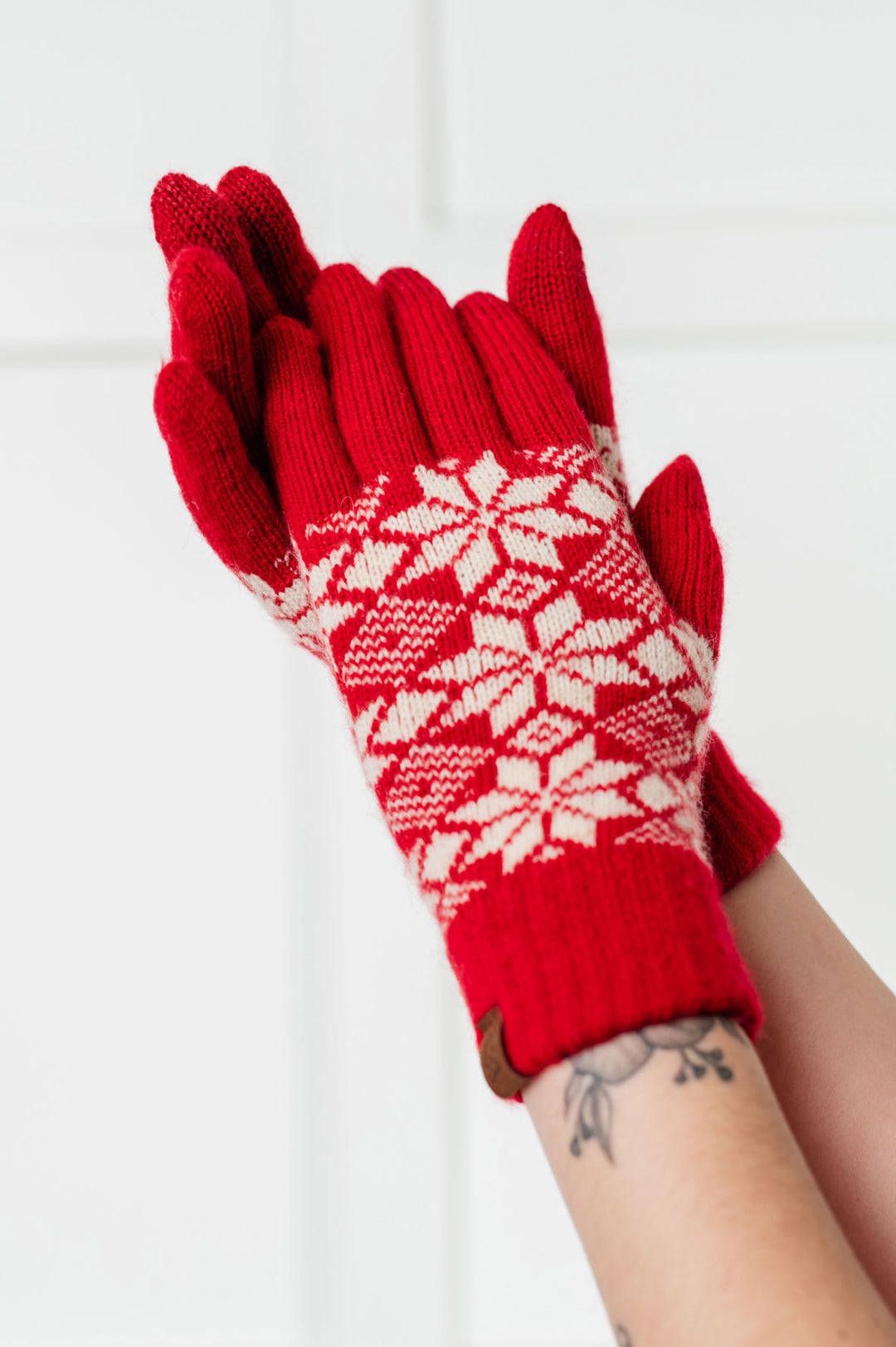 Knit Glove Set of 3 - Red and Green - Inspired Eye Boutique