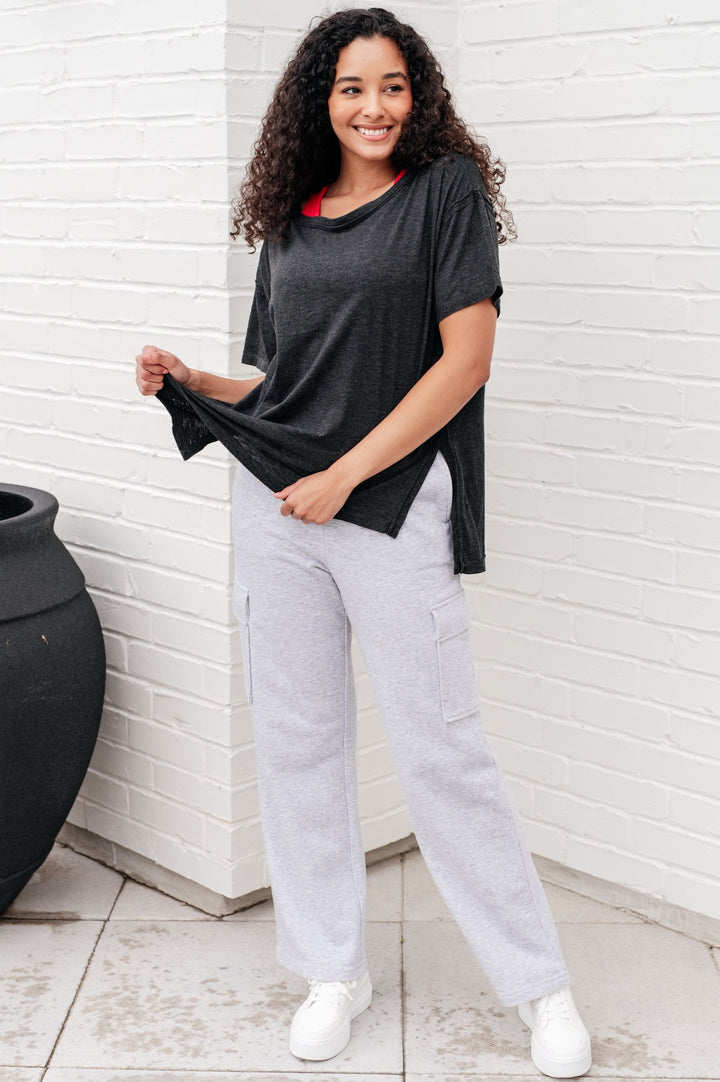 Lightweight Relaxed Fit Tee - Black - Inspired Eye Boutique