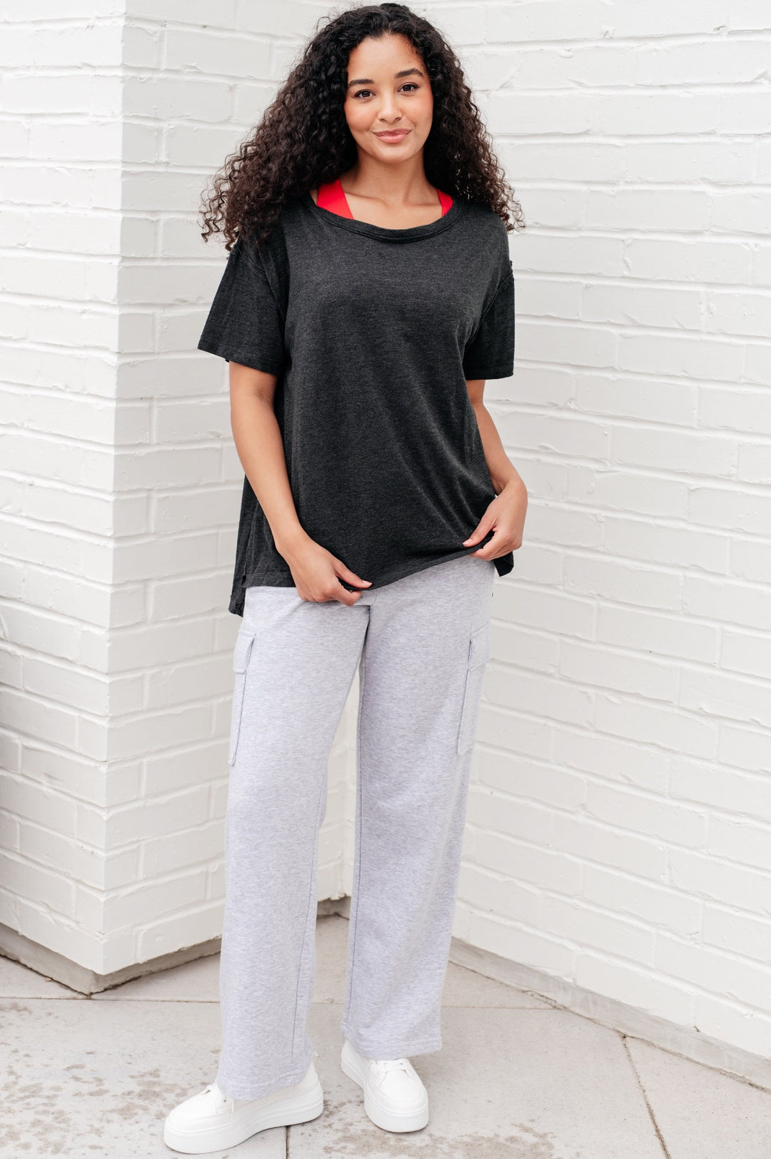 Lightweight Relaxed Fit Tee - Black - Inspired Eye Boutique