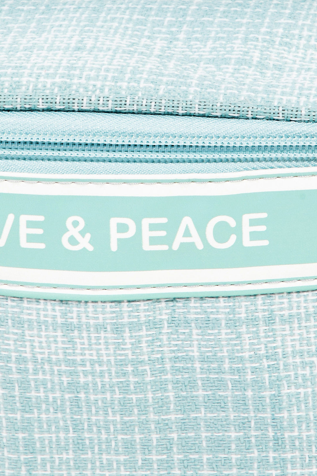 Love & Peace Striped Cosmetic Bag - Inspired Eye Boutique