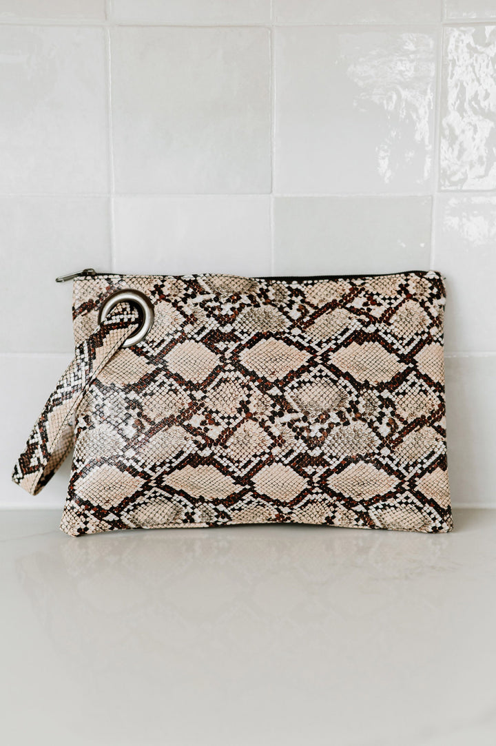 Modern + Chic - Oversized Clutch With Wristlet - Inspired Eye Boutique