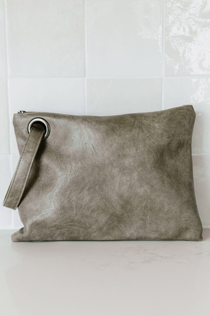 Modern + Chic - Oversized Clutch With Wristlet - Inspired Eye Boutique