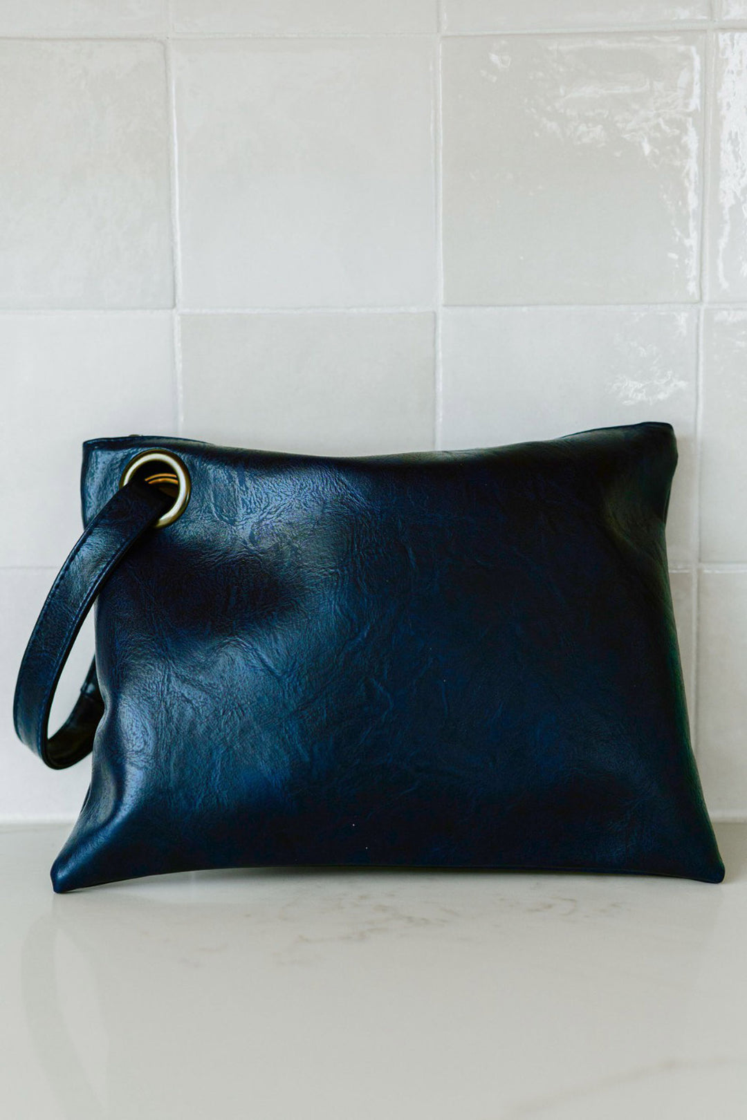 Modern + Chic - Oversized Clutch With Wristlet - Inspired Eye Boutique