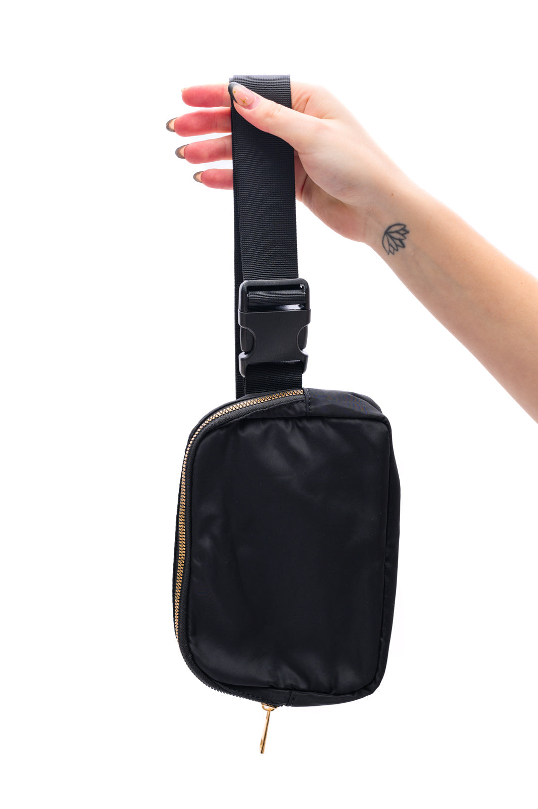 Nylon Crossbody Bag - Black - Inspired Eye Boutique