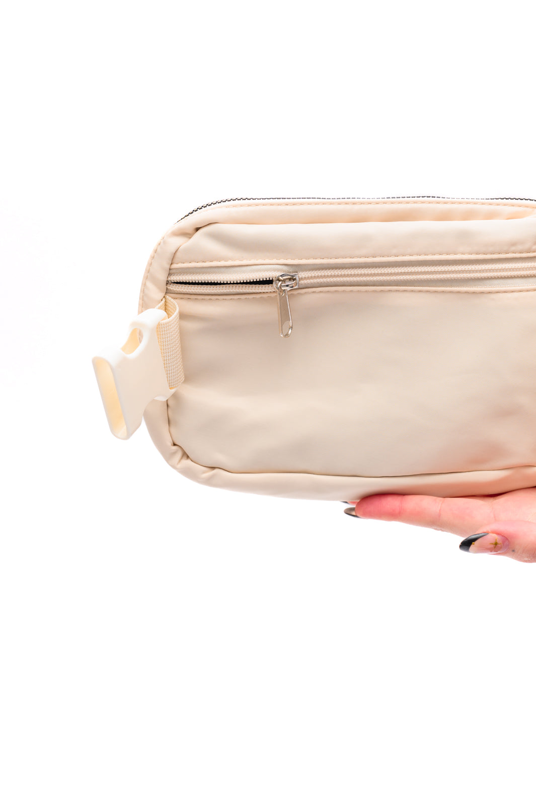 Nylon Crossbody Bag - Ivory - Inspired Eye Boutique