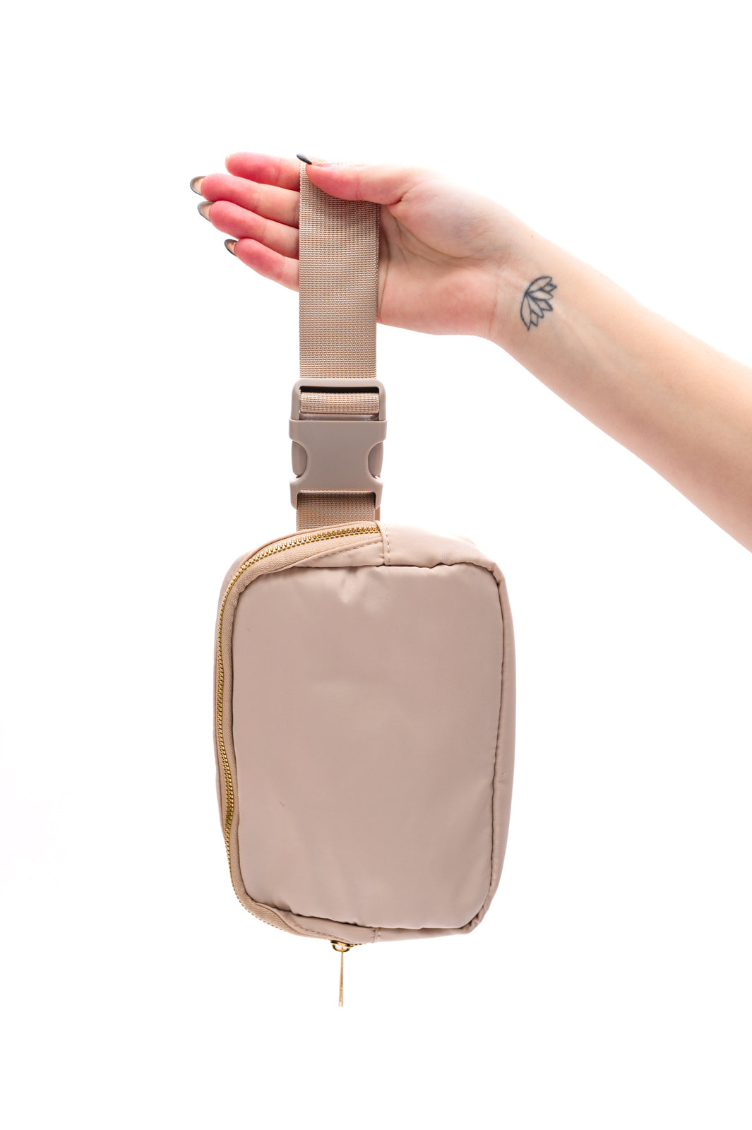 Nylon Crossbody Bag - Khaki - Inspired Eye Boutique