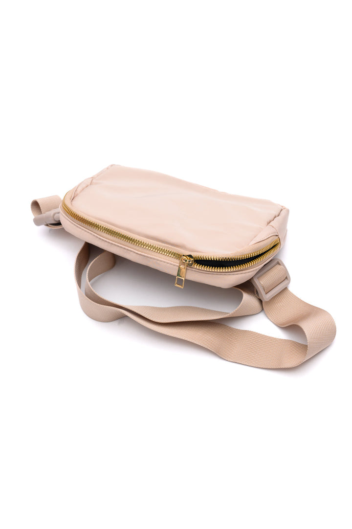 Nylon Crossbody Bag - Khaki - Inspired Eye Boutique