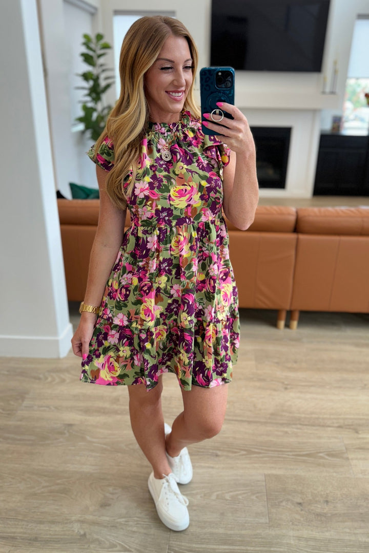 Name it and Claim It Floral Mini Dress