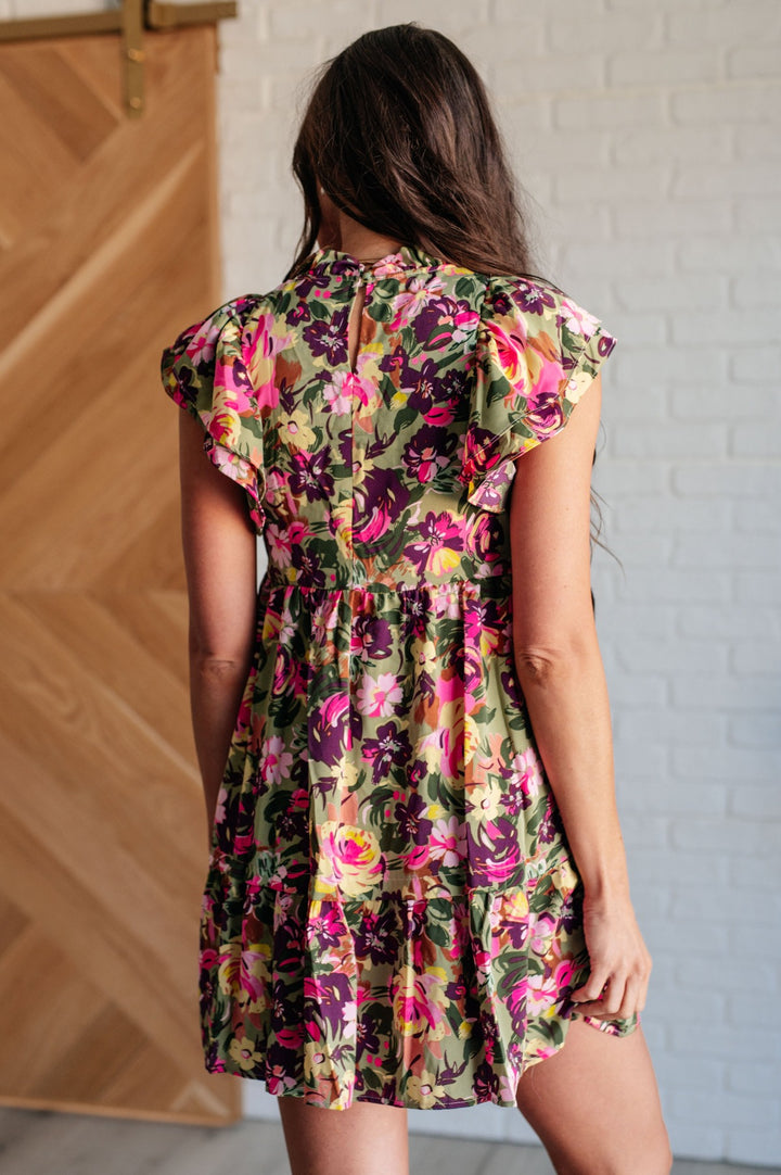 Name it and Claim It Floral Mini Dress