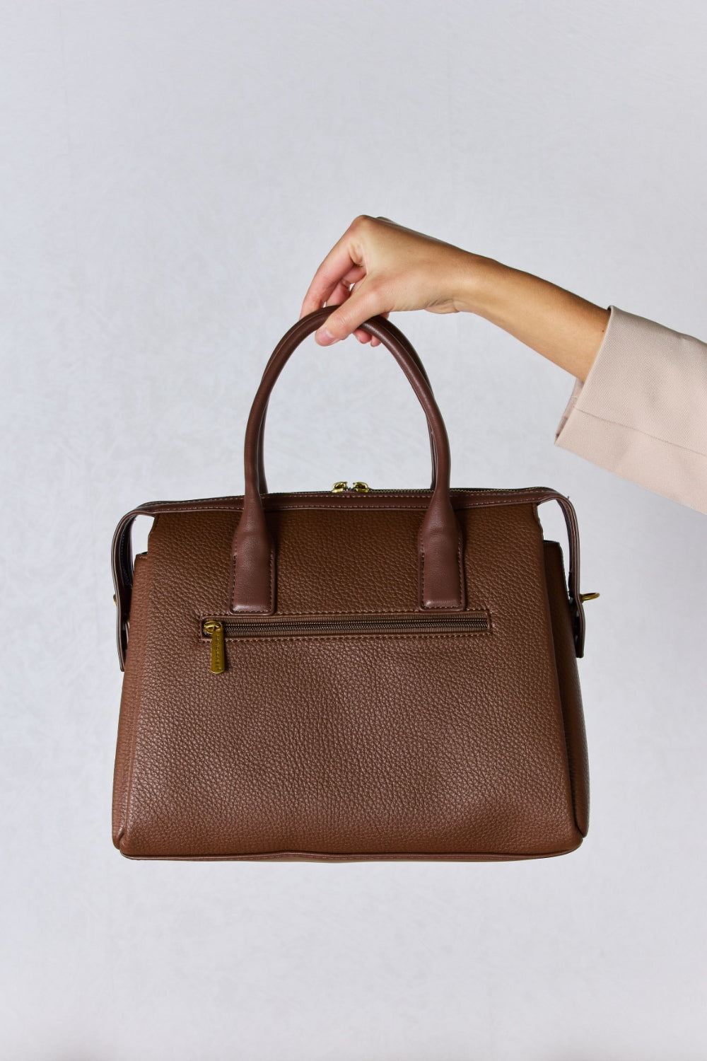 Faux Leather Satchel Handbag - Inspired Eye Boutique
