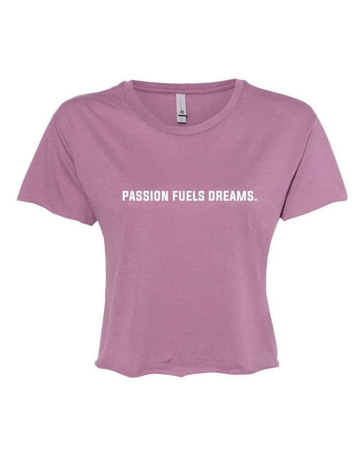 Passion Fuels Dreams Crop Tee - Inspired Eye Boutique