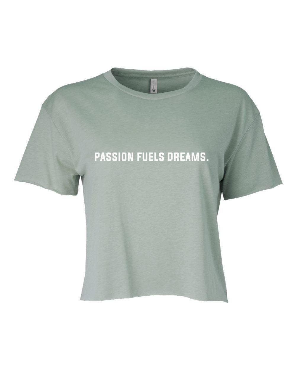 Passion Fuels Dreams Crop Tee - Inspired Eye Boutique