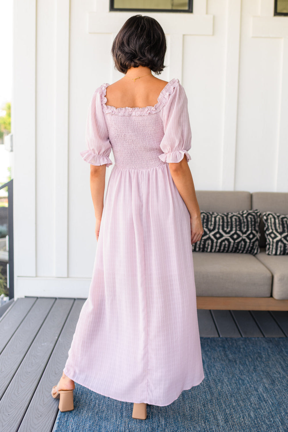 Pink Off the Shoulder Maxi Dress - Inspired Eye Boutique