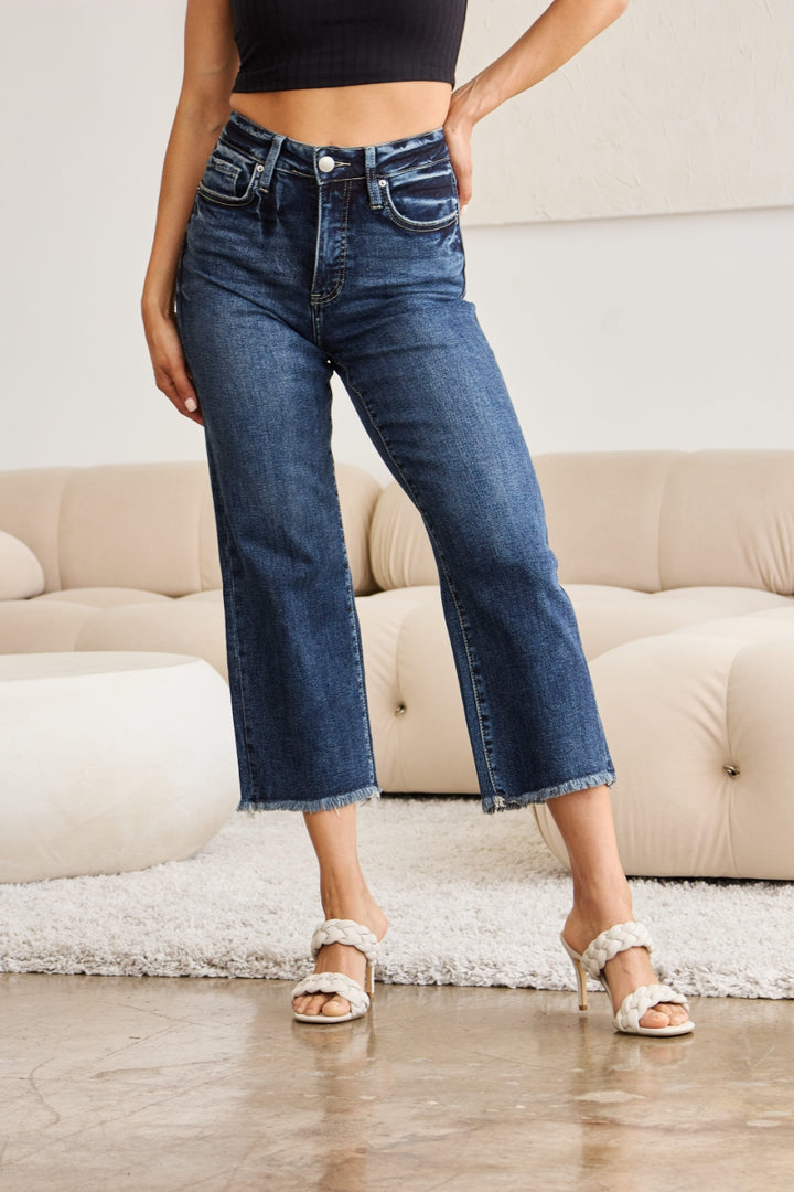 RFM Jeans - High Rise Tummy Control Dark Wash Jeans - Inspired Eye Boutique