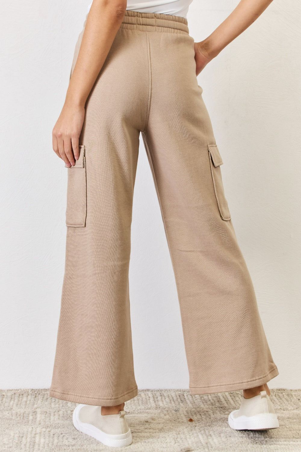 RISEN Cargo Sweatpants - Sand - Inspired Eye Boutique