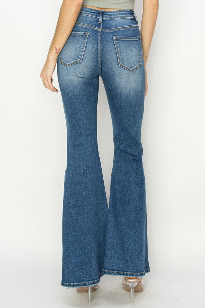 RISEN - Dark Wash Front Seam Jeans - Inspired Eye Boutique