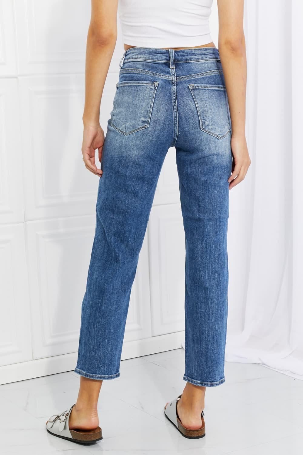 RISEN - Emily High Rise Relaxed Jeans - Inspired Eye Boutique