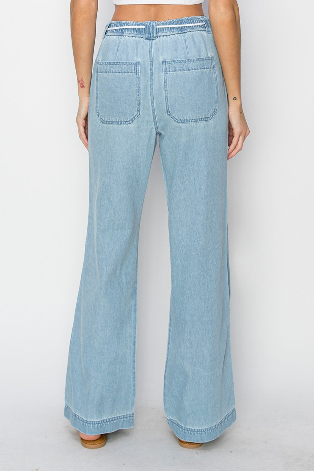 RISEN - High-Rise Pull On Jeans