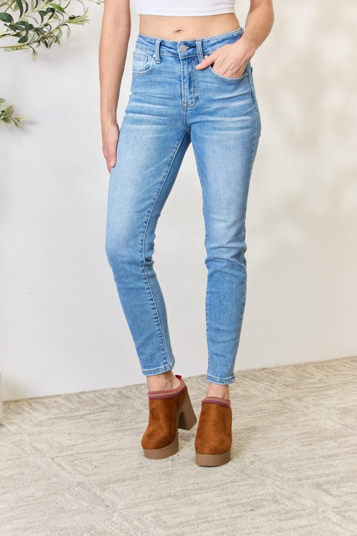RISEN Mid Rise Skinny Jeans - Inspired Eye Boutique