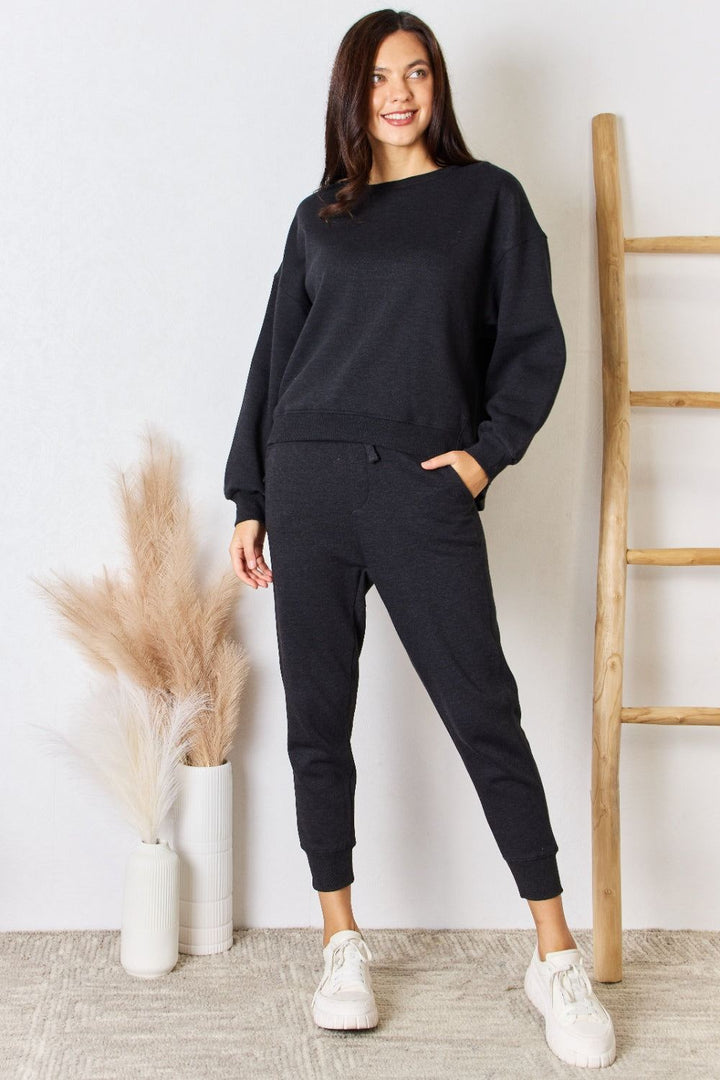 RISEN Soft Knit Cropped Joggers - Inspired Eye Boutique
