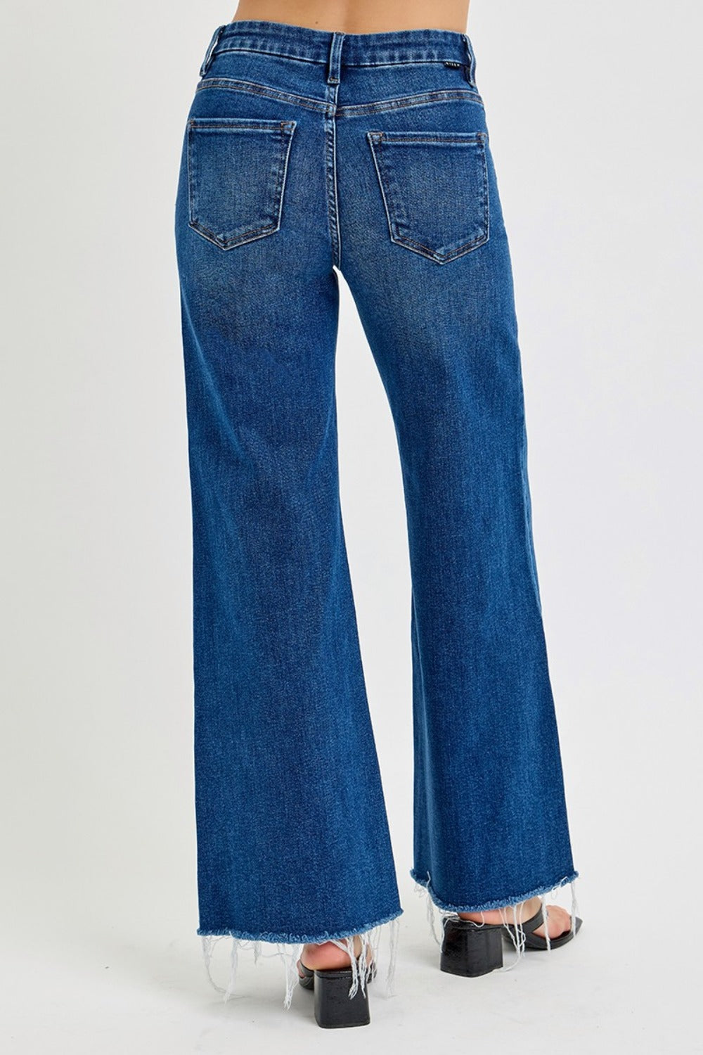 RISEN - Tummy Control High Rise Wide Leg Jeans - Inspired Eye Boutique