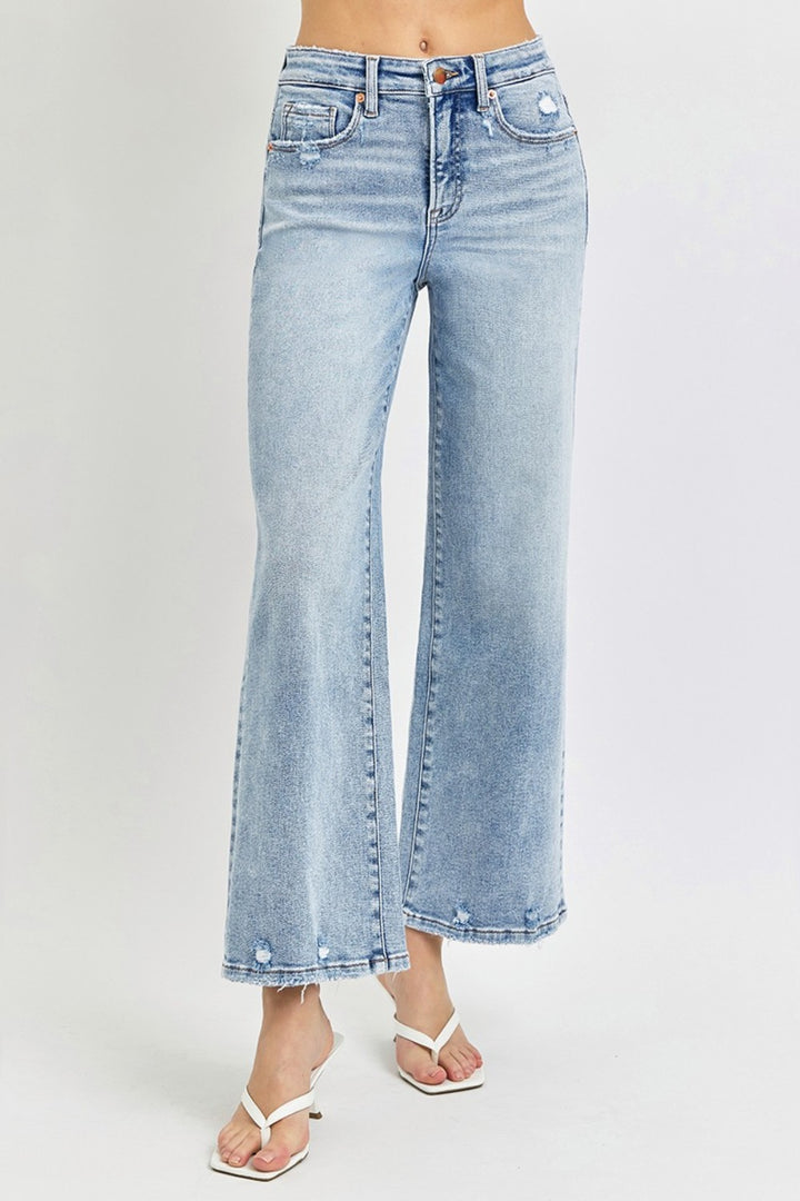 RISEN - Tummy Control Wide Leg Jeans - Inspired Eye Boutique