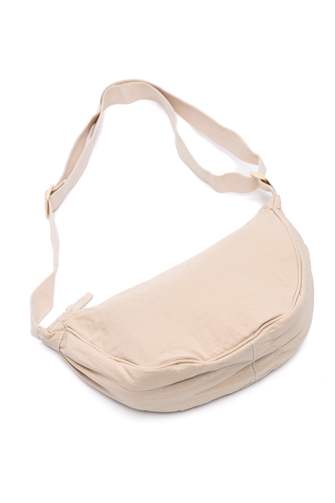 Round Mini Crossbody Bag - Off White - Inspired Eye Boutique