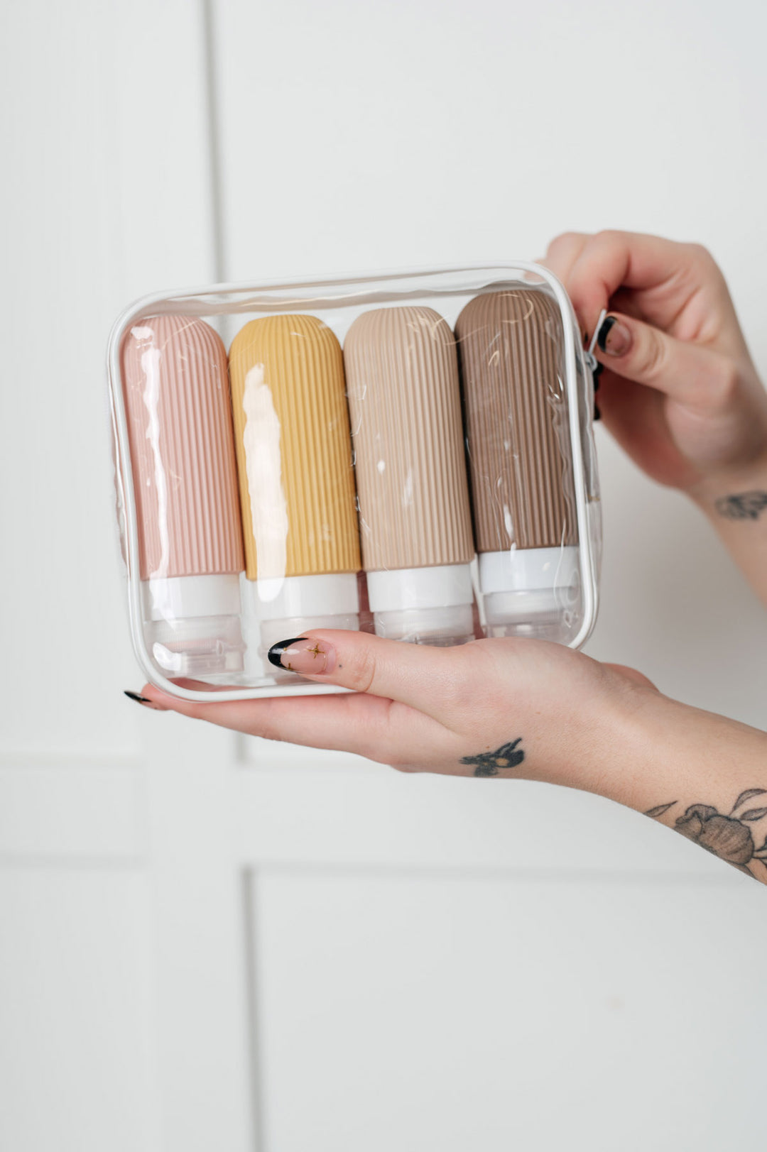 Silicone Travel Bottles Set - Neutral - Inspired Eye Boutique