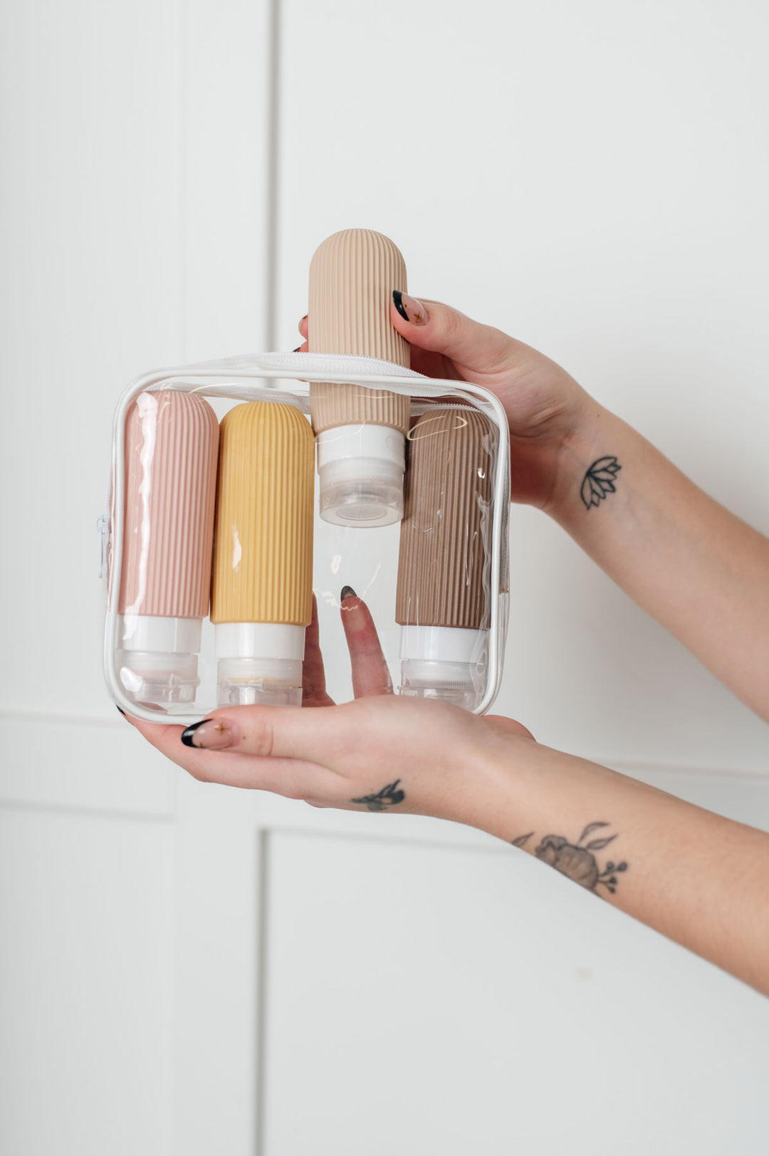 Silicone Travel Bottles Set - Neutral - Inspired Eye Boutique