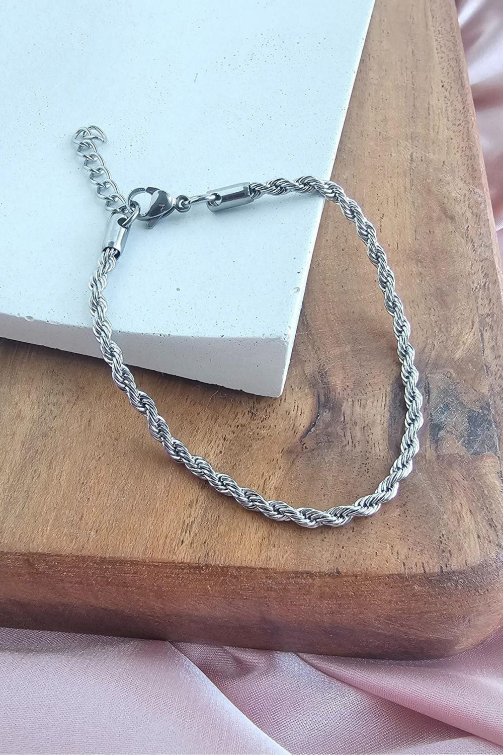 Silver Rope Bracelet - Inspired Eye Boutique