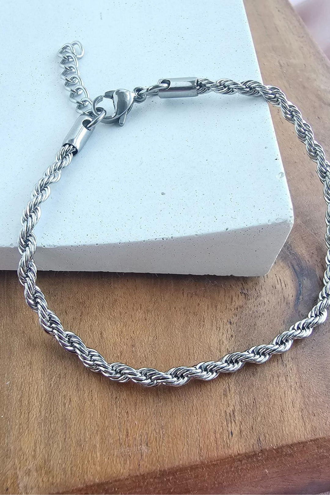 Silver Rope Bracelet - Inspired Eye Boutique