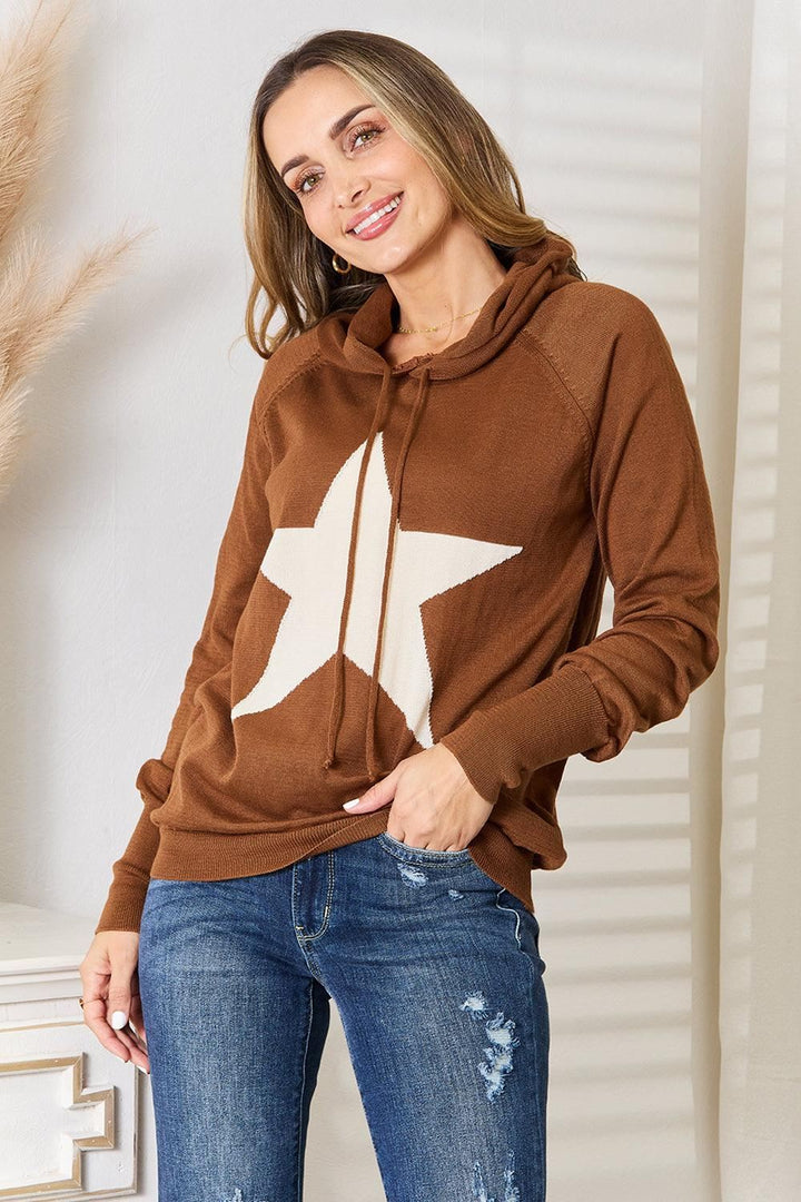 Womens Star Knit Sweater - Inspired Eye Boutique
