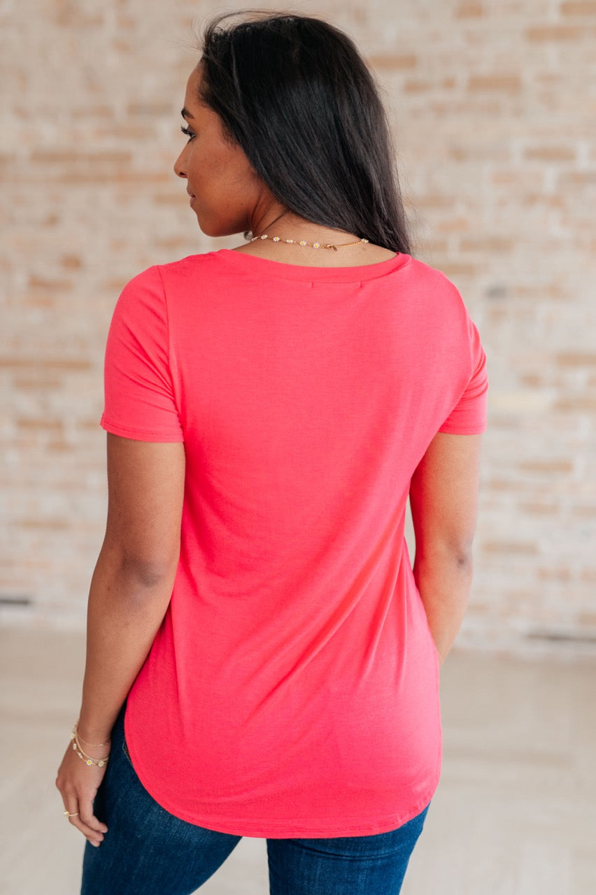 Tunic T-Shirt - Red - Inspired Eye Boutique