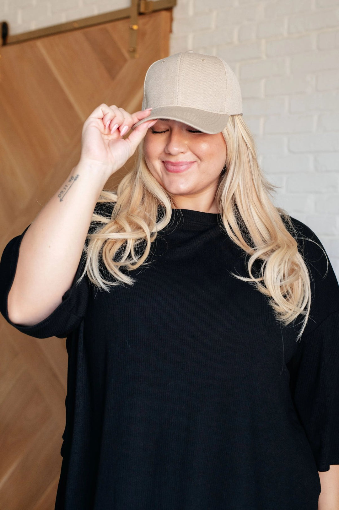 Womens Khaki Baseball Cap - Inspired Eye Boutique