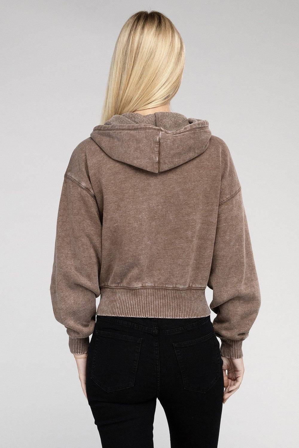 Zenana Cropped Sweatshirt - Inspired Eye Boutique