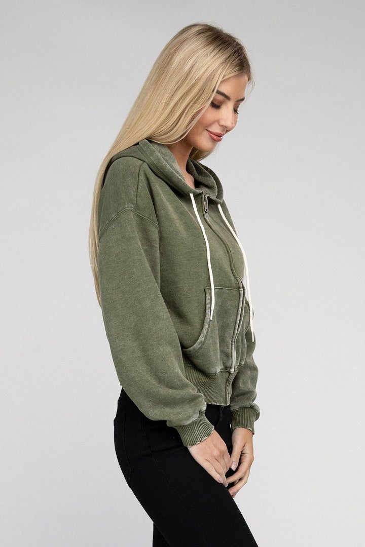 Zenana Cropped Sweatshirt - Inspired Eye Boutique