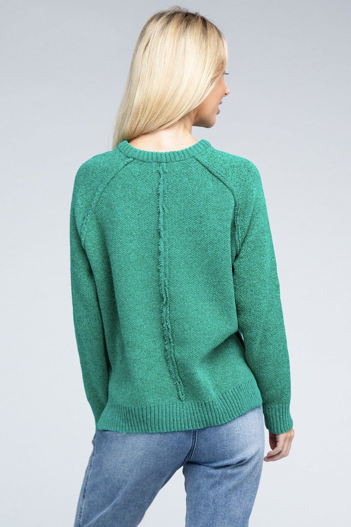 Zenana Chenille Sweater - Inspired Eye Boutique