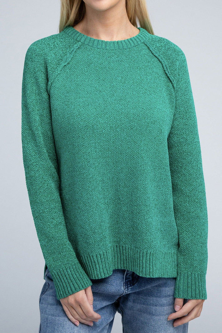 Zenana Chenille Sweater - Inspired Eye Boutique