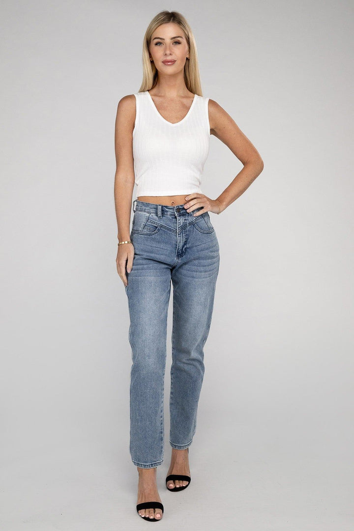 Zenana Cropped Sleeveless Top - Inspired Eye Boutique