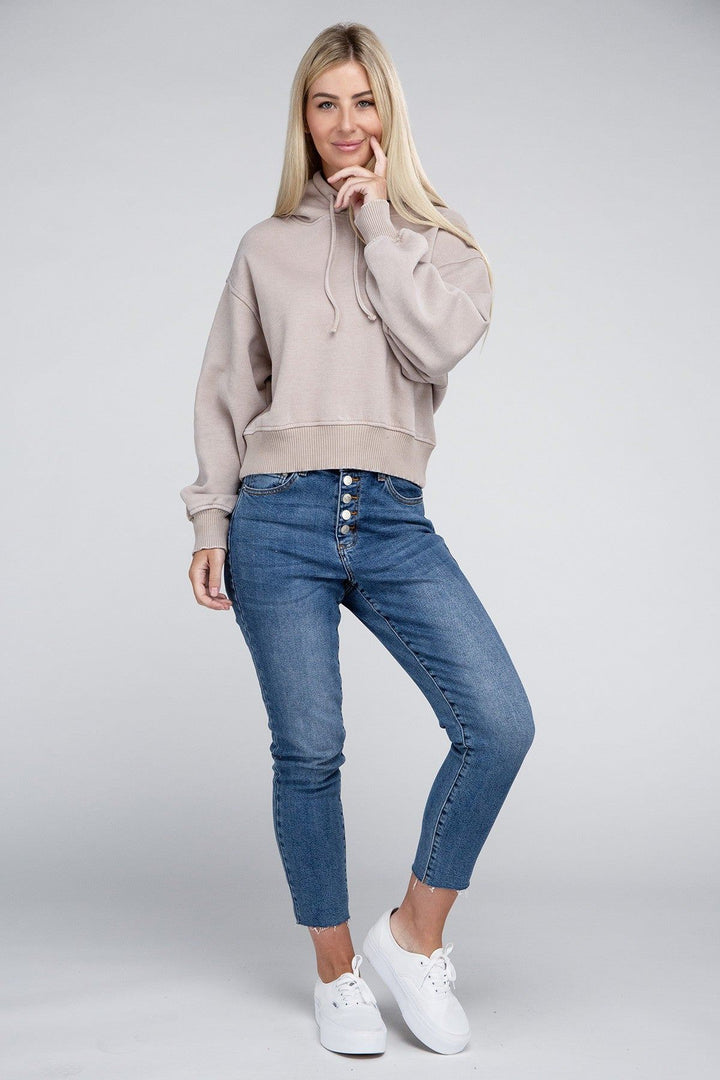 Zenana Hooded Sweatshirt - Inspired Eye Boutique