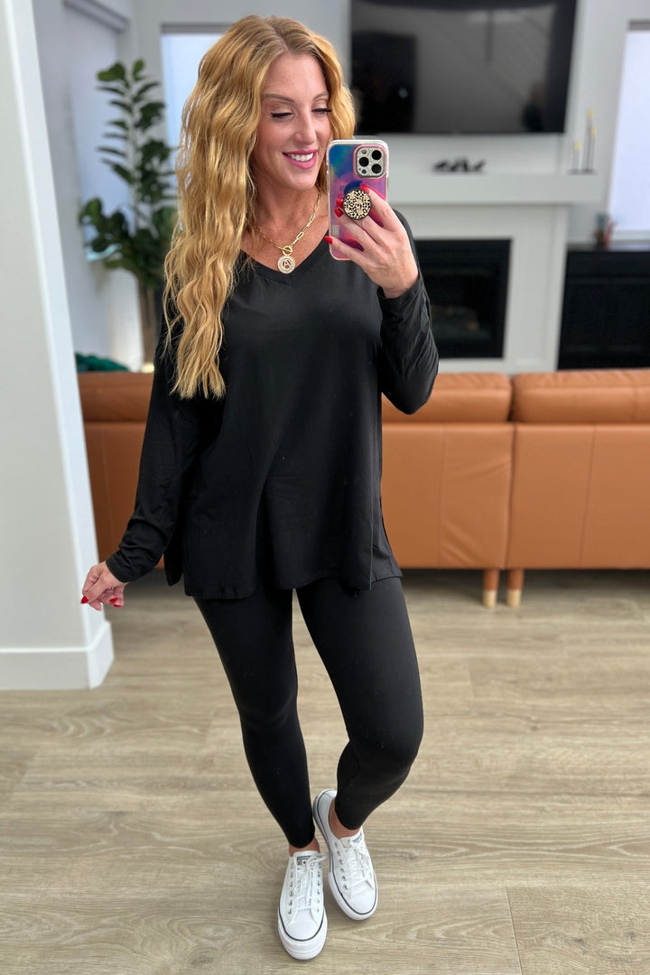 Zenana Loungewear Set - Black - Long Sleeve - Inspired Eye Boutique